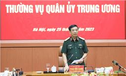 Đại tướng Phan Văn Giang chủ trì Hội nghị Thường vụ Quân ủy Trung ương